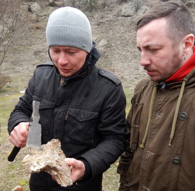 Під час екскурсії по геосайтах Придністер'я (С.Дзвенигород)